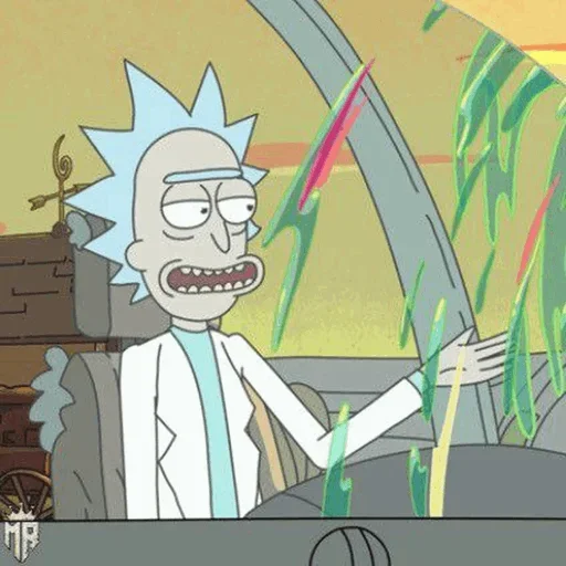 🤚 Стикер «Rick and Morty» для Telegram