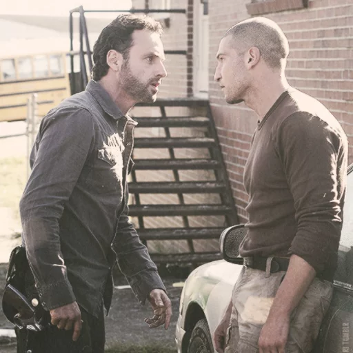 😒 Стикер «Rick Grimes» для Telegram