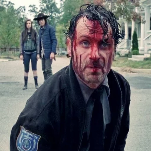 😡 Стикер «Rick Grimes» для Telegram