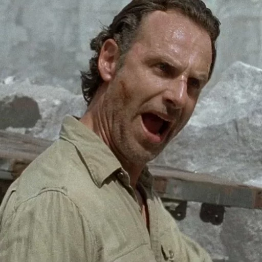 😤 Стикер «Rick Grimes» для Telegram