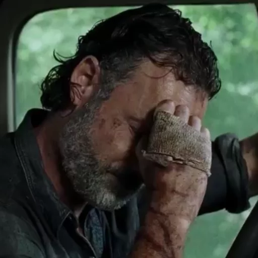 😞 Стикер «Rick Grimes» для Telegram