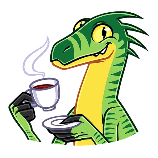 ☕ Стикер «Рик и Рок» для Telegram