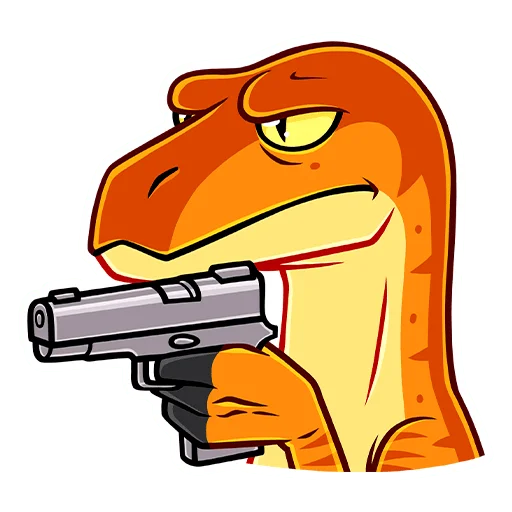 🔫 Стикер «Рик и Рок» для Telegram