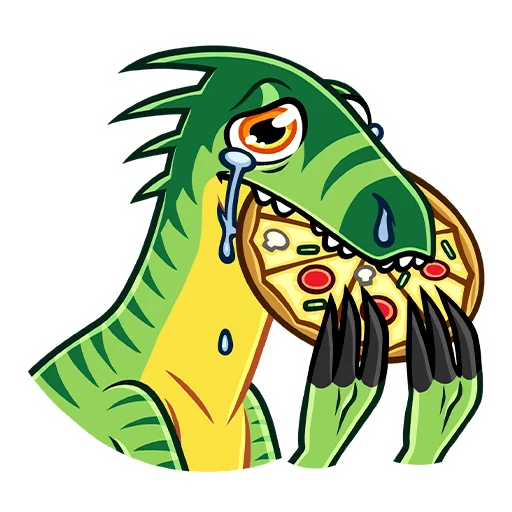 🍕 Стикер «Рик и Рок» для Telegram