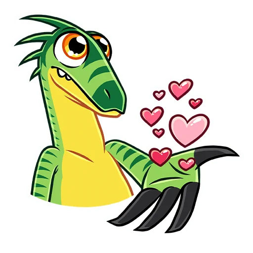 💕 Стикер «Рик и Рок» для Telegram