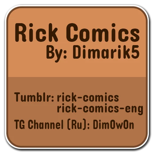 ℹ️ Стикер «Rick Comics» для Telegram