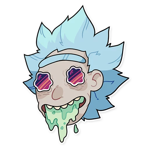 Стикерпак Rick_Morty_and_Fans для Telegram