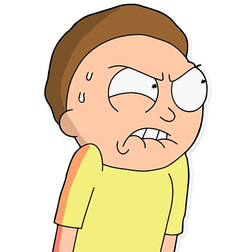 😠 Стикер «Rick_Morty_and_Fans» для Telegram