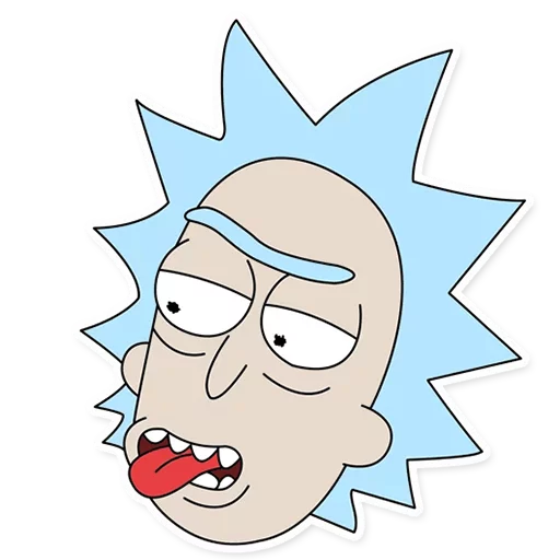😜 Стикер «Rick_Morty_and_Fans» для Telegram