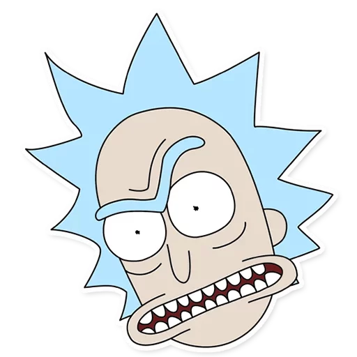 😠 Стикер «Rick_Morty_and_Fans» для Telegram