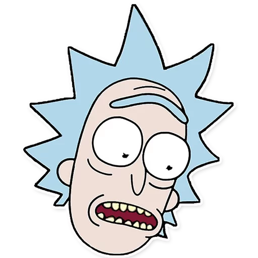 😨 Стикер «Rick_Morty_and_Fans» для Telegram