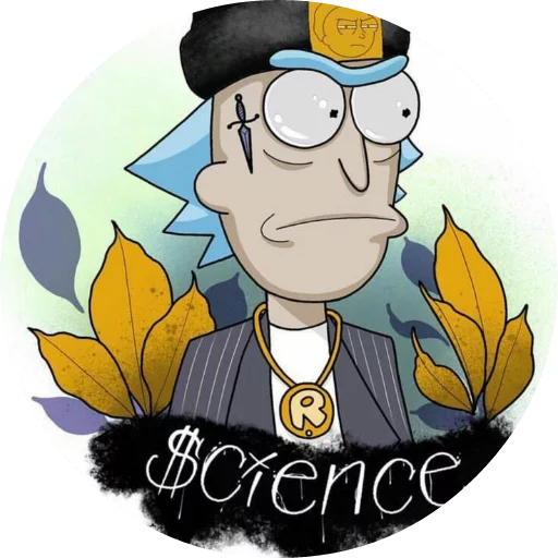 😎 Стикер «Rick_Morty_and_Fans» для Telegram