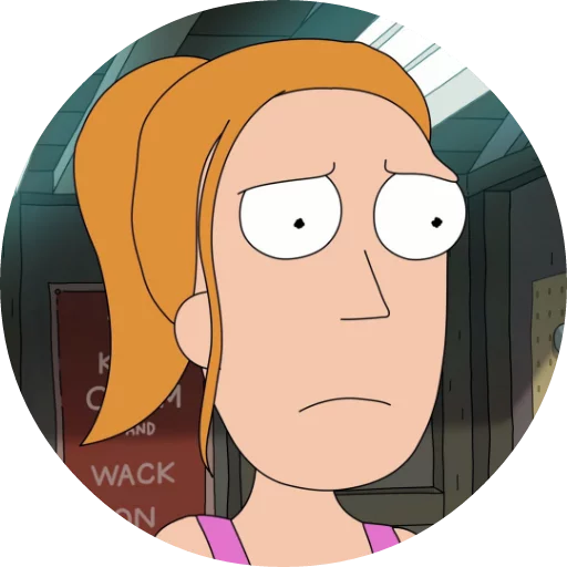 😔 Стикер «Rick_Morty_and_Fans» для Telegram
