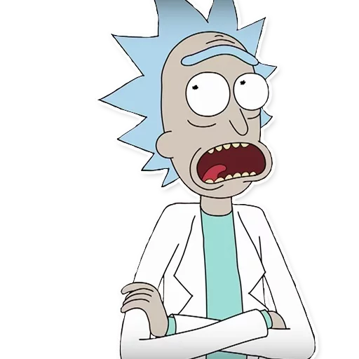 😒 Стикер «Rick_Morty_and_Fans» для Telegram