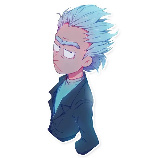 😒 Стикер «Rick_Morty_and_Fans» для Telegram