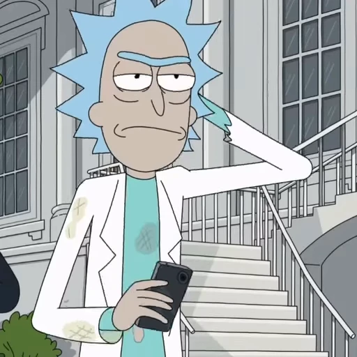 😐 Стикер «Rick and Morty» для Telegram