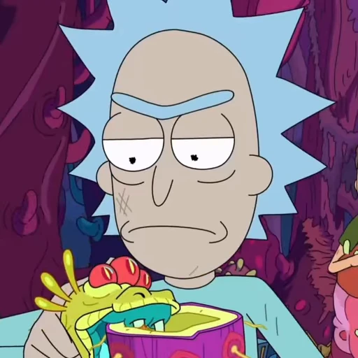 😐 Стикер «Rick and Morty» для Telegram