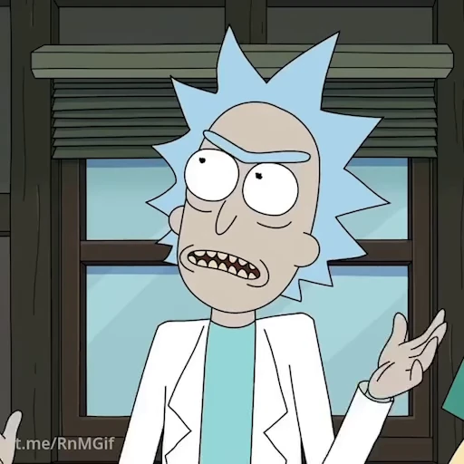 😐 Стикер «Rick and Morty» для Telegram