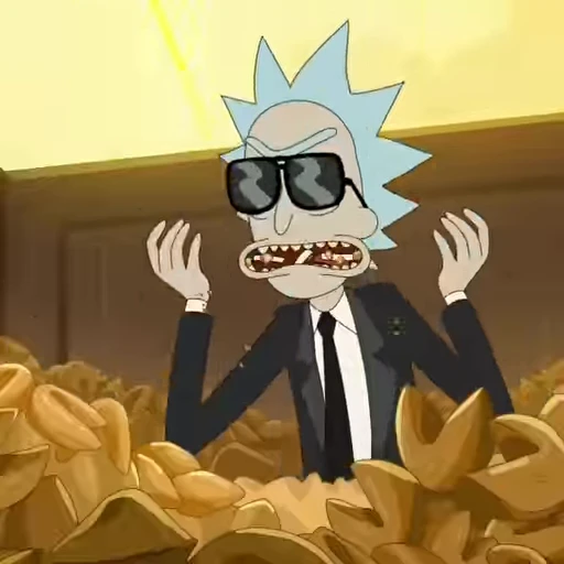 😐 Стикер «Rick and Morty» для Telegram