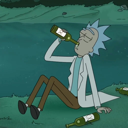 😐 Стикер «Rick and Morty» для Telegram