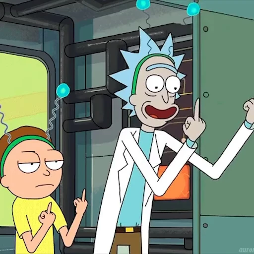 😐 Стикер «Rick and Morty» для Telegram