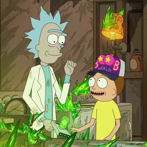 😐 Стикер «Rick and Morty» для Telegram