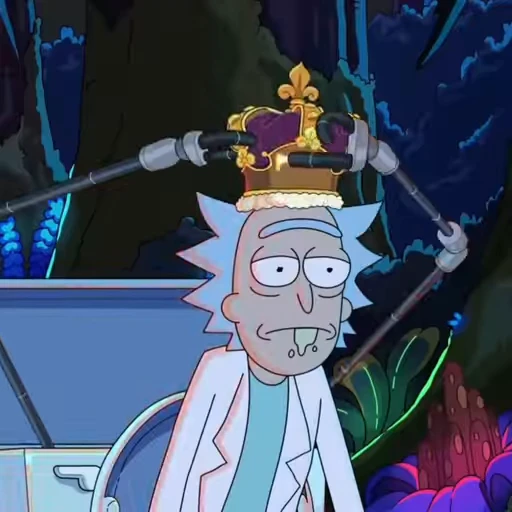 👑 Стикер «Rick and Morty» для Telegram