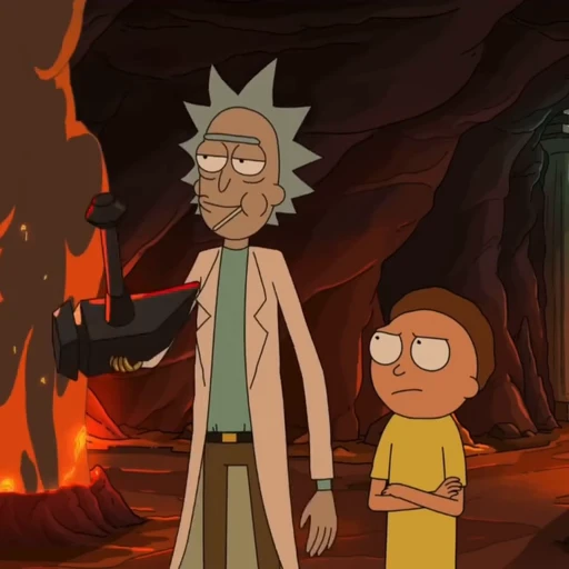 😐 Стикер «Rick and Morty» для Telegram