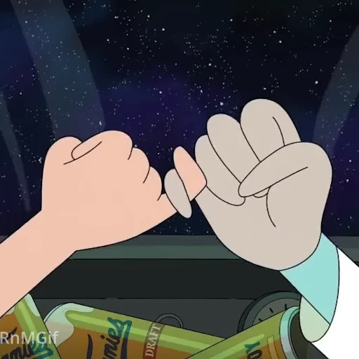 🤝 Стикер «Rick and Morty» для Telegram