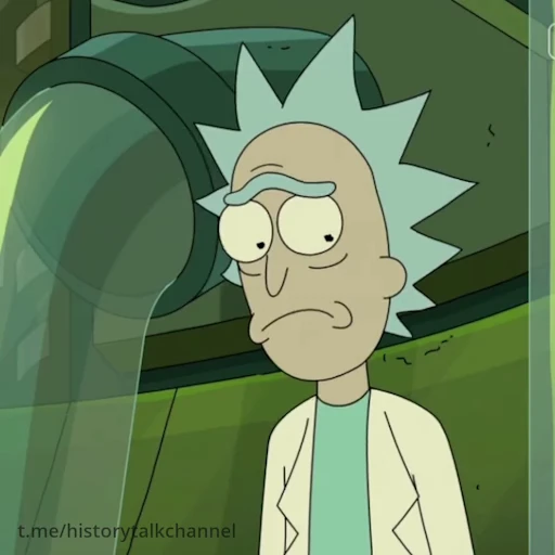 😐 Стикер «Rick and Morty» для Telegram