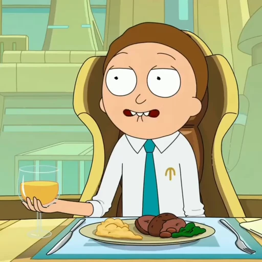 😐 Стикер «Rick and Morty» для Telegram