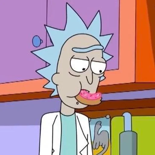 🍩 Стикер «Rick Sanches» для Telegram