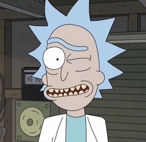 😉 Стикер «Rick Sanches» для Telegram
