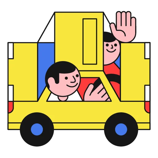 🚕 Стикер «TaDa!» для Telegram