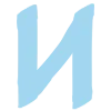 🤩 Эмодзи «Голубые буквы, таблички и цифры» для Telegram