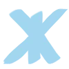 🤩 Эмодзи «Голубые буквы, таблички и цифры» для Telegram