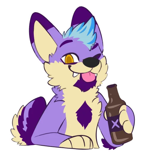 🍺 Стикер «Riggles Ascended» для Telegram