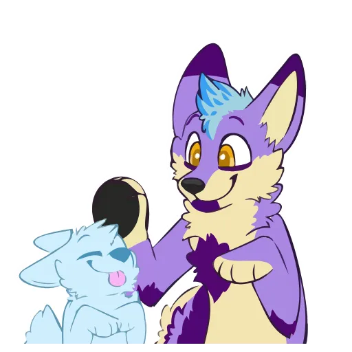 💜 Стикер «Riggles Ascended» для Telegram