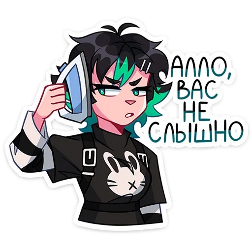 📞 Стикер «Рика» для Telegram