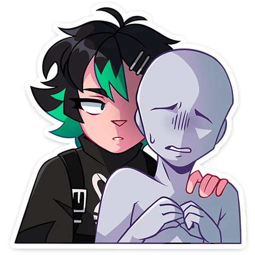 👤 Стикер «Рика» для Telegram