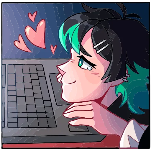 ❤️ Эмодзи «Рика» для Telegram