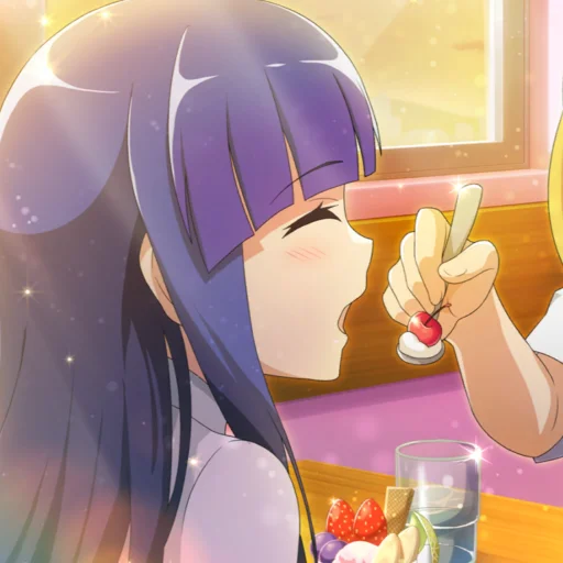 😋 Стикер «rika furude/рика фуруде» для Telegram