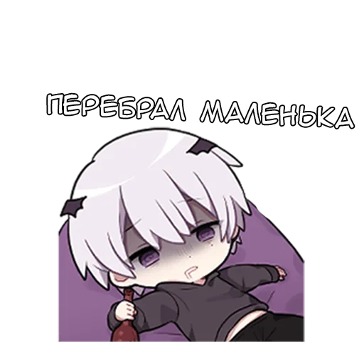 🍾 Стикер «Рики кун» для Telegram