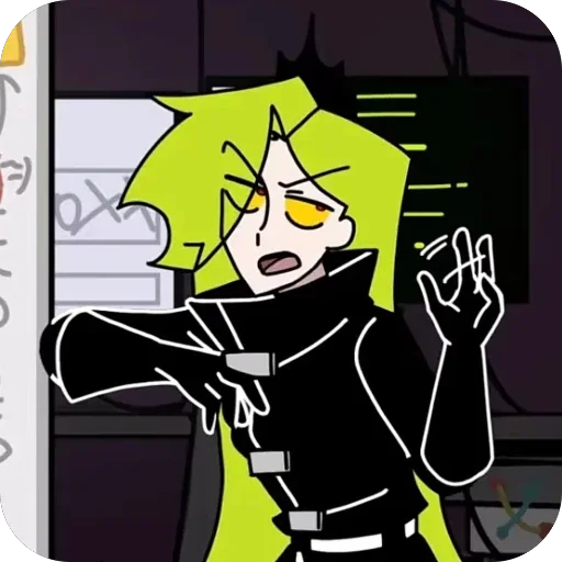 🫥 Стикер «Rikka» для Telegram