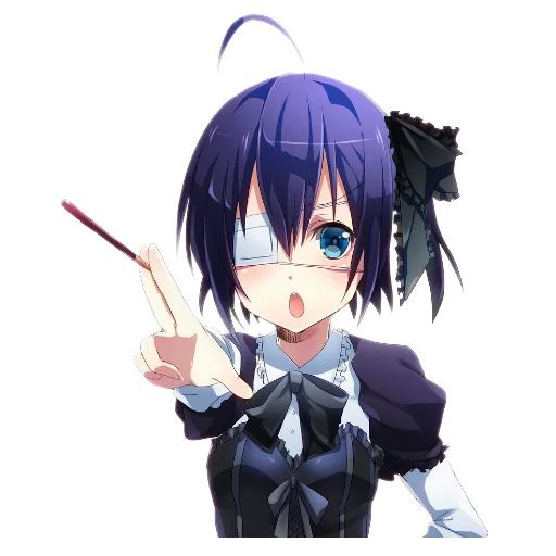 👈 Стикер «Chuuni Demo Koi ga Shitai!» для Telegram