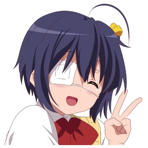 ✌ Стикер «Chuuni Demo Koi ga Shitai!» для Telegram