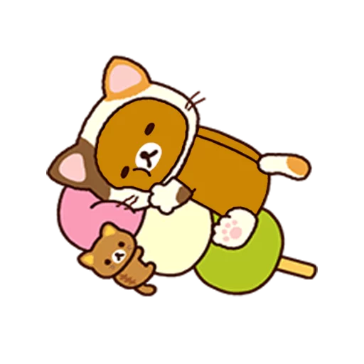 🍡 Стикер «Rilakkuma» для Telegram