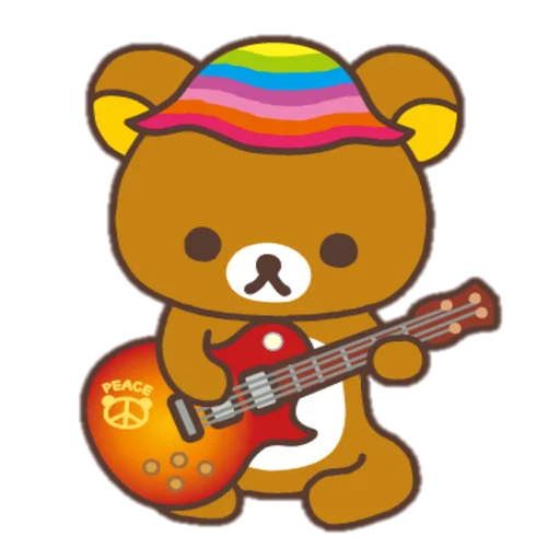 🎸 Стикер «Rilakkuma» для Telegram