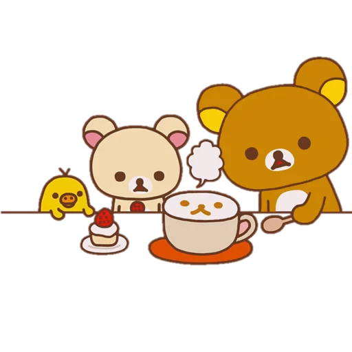 ☕ Стикер «Rilakkuma» для Telegram