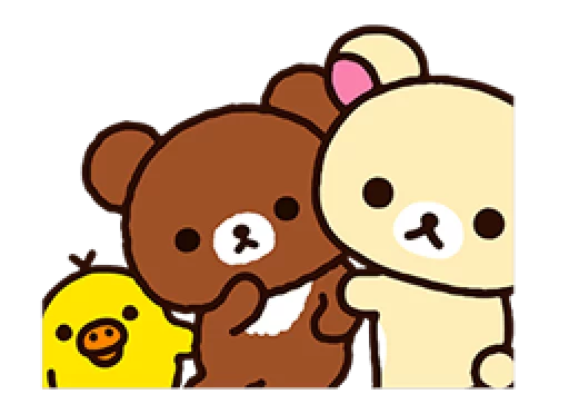 🐻 Стикер «Rilakkuma Relaxing Days» для Telegram